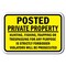 Signmission Safety Sign, 12 in Height, Aluminum, Posted - Posted Pri A-1218 Posted - Posted Pri - alternate 1
